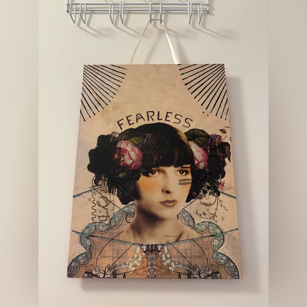 Papaya Art Fearless Hanging Art Print